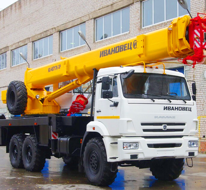 АВТОКРАН 25 ТН. (ВЕЗДЕХОД) 31,2м