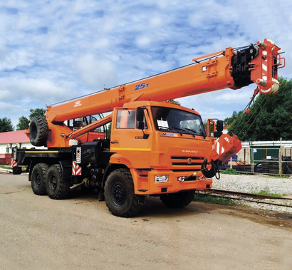 АВТОКРАН 25 ТН. (ВЕЗДЕХОД) 21м